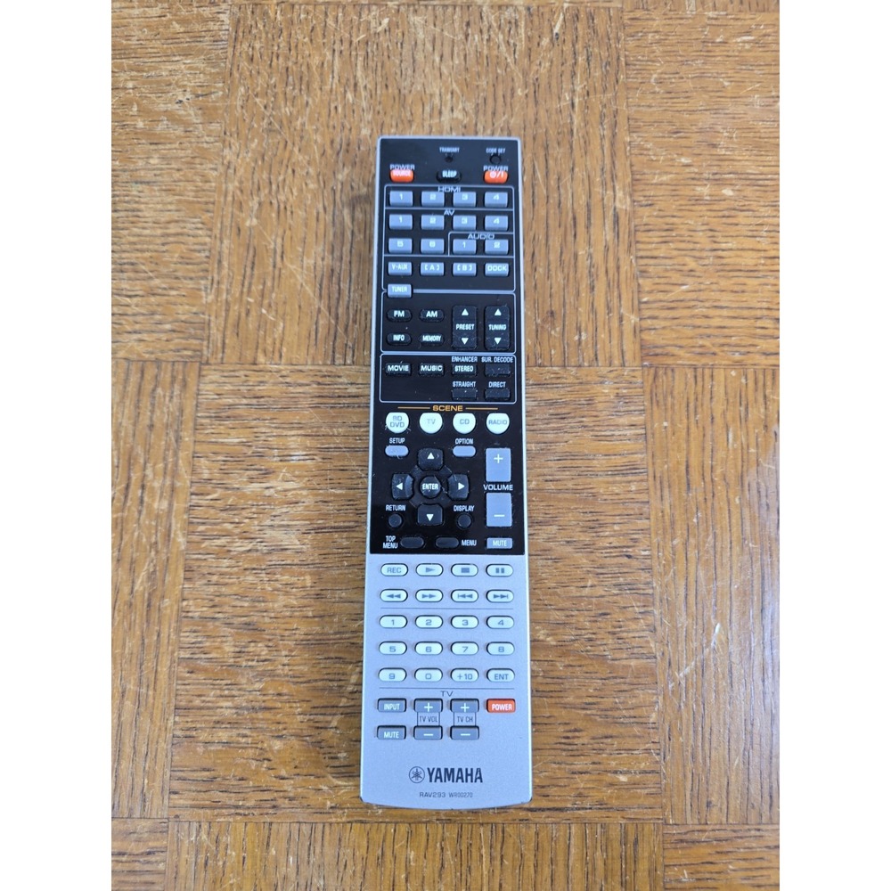 Yamaha RAV293 WR00270 A/V Remote Control – Genuine OEM Replacement – Tested